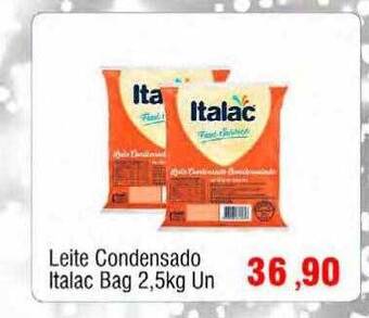 Spani Atacadista Leite condensado italac bag oferta