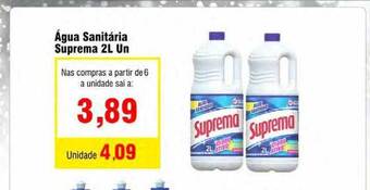 Spani Atacadista Água sanitária suprema oferta