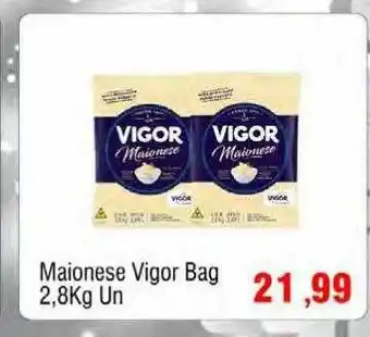 Spani Atacadista Maionese vigor bag 2.8kg oferta