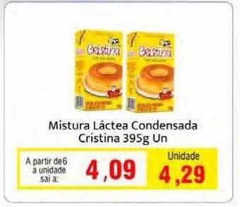 Mistura láctea condensada cristina