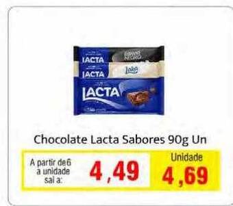 Spani Atacadista Chocolate lacta sabores oferta