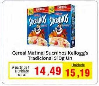 Spani Atacadista Cereal matinal sucrilhos kellogg's tradicional oferta
