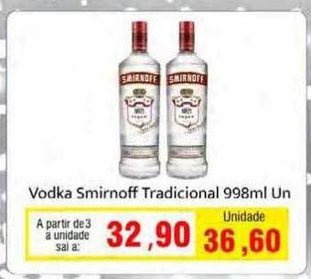 Spani Atacadista Vodka smirnoff tradicional oferta