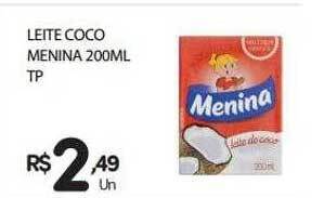 Leite coco menina tp