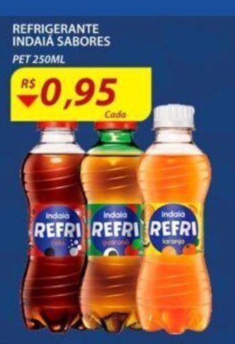 Refrigerante Indaia sabores 250ml