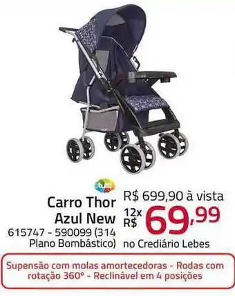 Carro Thor Azul New