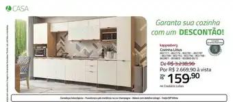 Lojas Lebes Cozinha Lótus Kappesberg oferta