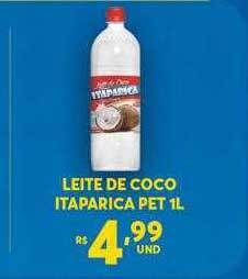 Atacadão Centro Sul Leite de coco itaparica pet oferta