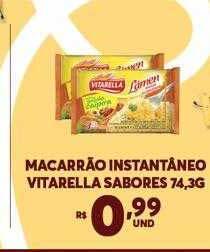 Macarrão instantâneo vitarella sabores