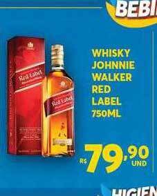 Atacadão Centro Sul Whisky johnnie walker red label oferta