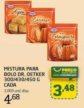 Mistura para bolo dr. oetker