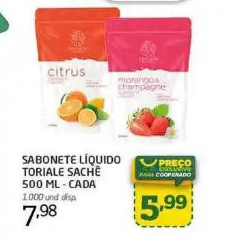 Cooper Sabonete liquido toriale oferta