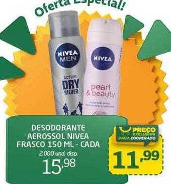 Cooper Desodorante aerossol nivea oferta