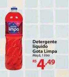 Detergente liquido gota limpa