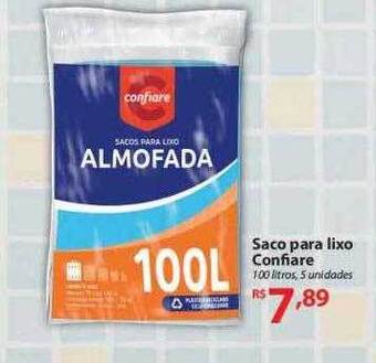Nacional Saco para lixo confiare oferta