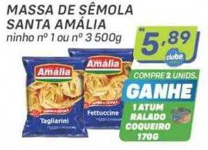 Prezunic Massa de sêmola santa amália oferta