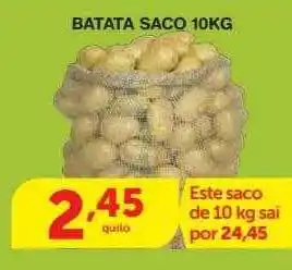 Roldão Batata saco 10kg oferta