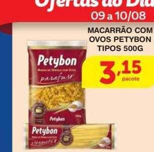 Roldão Macarrão com ovos petybon tipos oferta