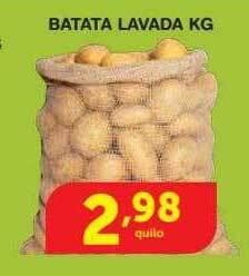 Roldão Batata lavada kg oferta