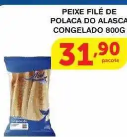 Peixe filé de polaca do alasca congelado