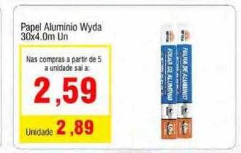 Spani Atacadista Papel aluminio wyda oferta