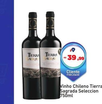 Tonin Superatacado Vinho chileno tierra sagrada seleccion 750ml oferta