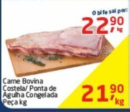 Tenda Atacado Carne bovina costela/ ponta de agulha congelada peça kg oferta