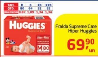 Tenda Atacado Fralda supreme care hiper huggies oferta