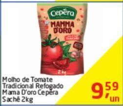 Tenda Atacado Molho de tomate cepêra 2kg oferta