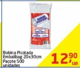 Tenda Atacado Bobina picotada embalibag 500un oferta