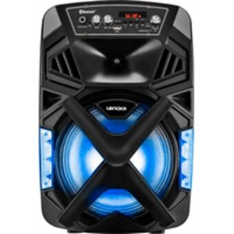 Novo Mundo Caixa amplificada lenoxx, usb, bateria, 150w, led - ca101 oferta