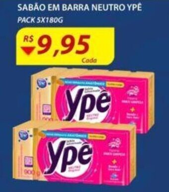 Assaí Atacadista Sabao em Barra neutro Ype 5x180g oferta