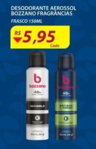 Assaí Atacadista Desodorante aerossol Bozzano Fragrancias 150ml oferta