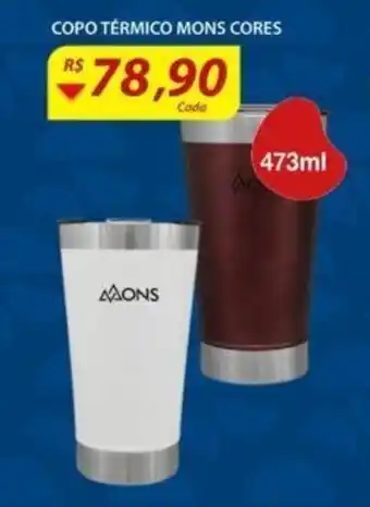 Copo Termico Mons Cores 473ml