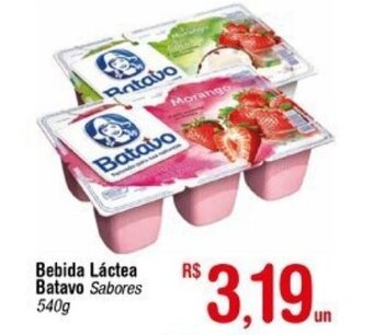Fort Atacadista Bebida Lactea Batavo 540g oferta