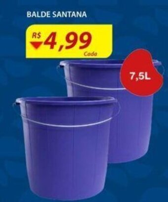 Assaí Atacadista Balde Santana 7.5L oferta
