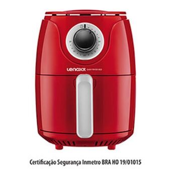 Preçolândia Fritadeira elétrica easy fryer vermelho - lenoxx oferta