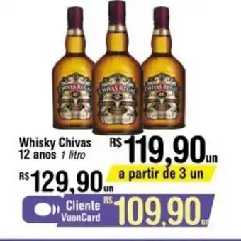 Whisky Chivas 12 Anos 1L