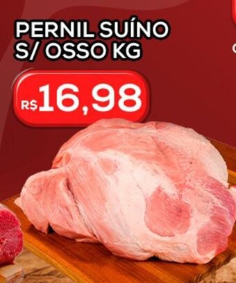 Zebu Carnes Supermercados Pernil Suino s/ Osso 1kg oferta