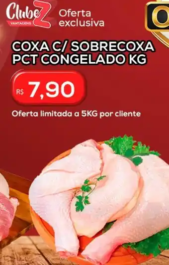Zebu Carnes Supermercados Coxa c/ Sobrecoxa pct cong. 1kg oferta