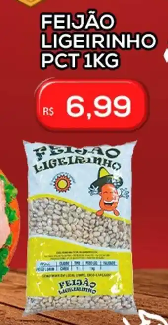 Feijao Ligeirinho pct 1kg