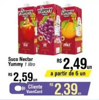 Fort Atacadista Suco Nectar Yummy 1L oferta