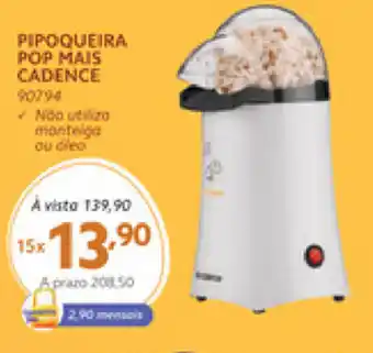 Benoit Pipoqueira Pop Mais Cadence oferta