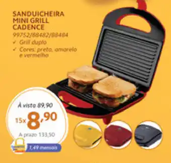 Benoit Sanduicheira ou Mini Grill Cadence oferta