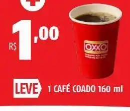 OXXO 1 café coado 160 ml oferta