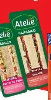 Sanduíche ateliê clássico 150 g ou 160 g sabores