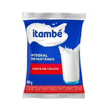 Leite em pó instantâneo itambé integral sachê 400g