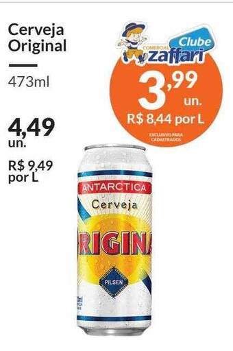 Zaffari Cerveja original oferta