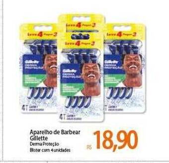 Atacadão Aparelho de barbear gillette oferta