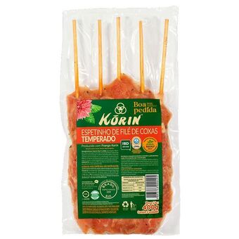 Mambo Espetinho filé de coxa de frango congelado korin 400g oferta